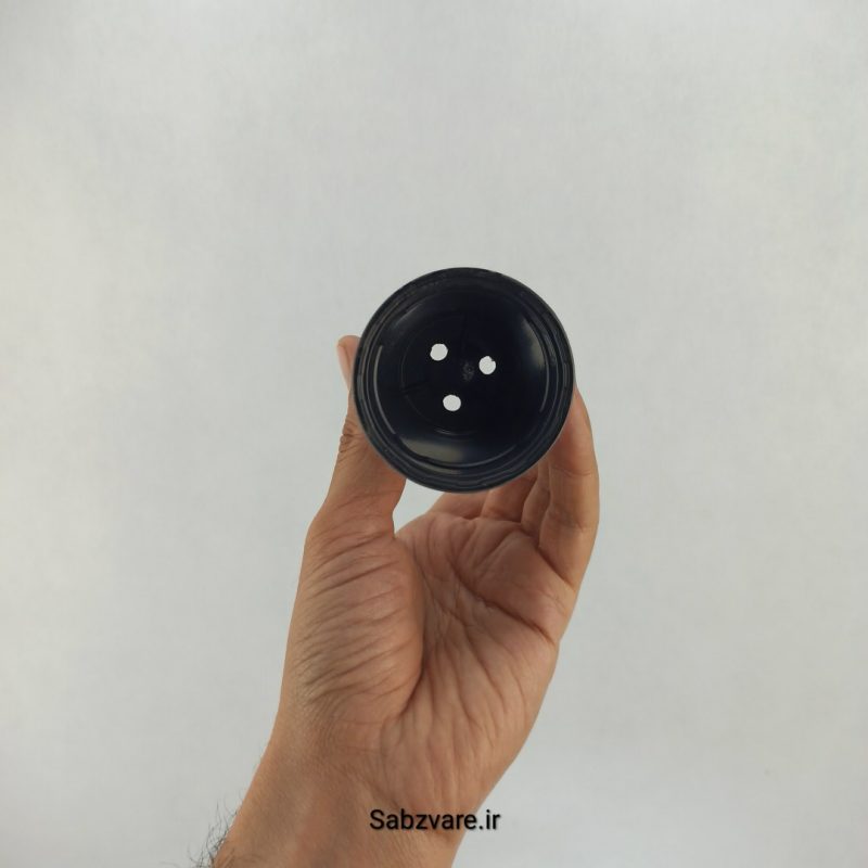 گلدان ژله ای مشکی سایز 6
